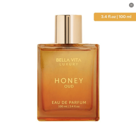 Honey Oud (3.4 fl oz) | With notes of patchouli, vanilla, bergamot, floral and spicy accords + Crafted with pure and vegan essential oils + Not teste