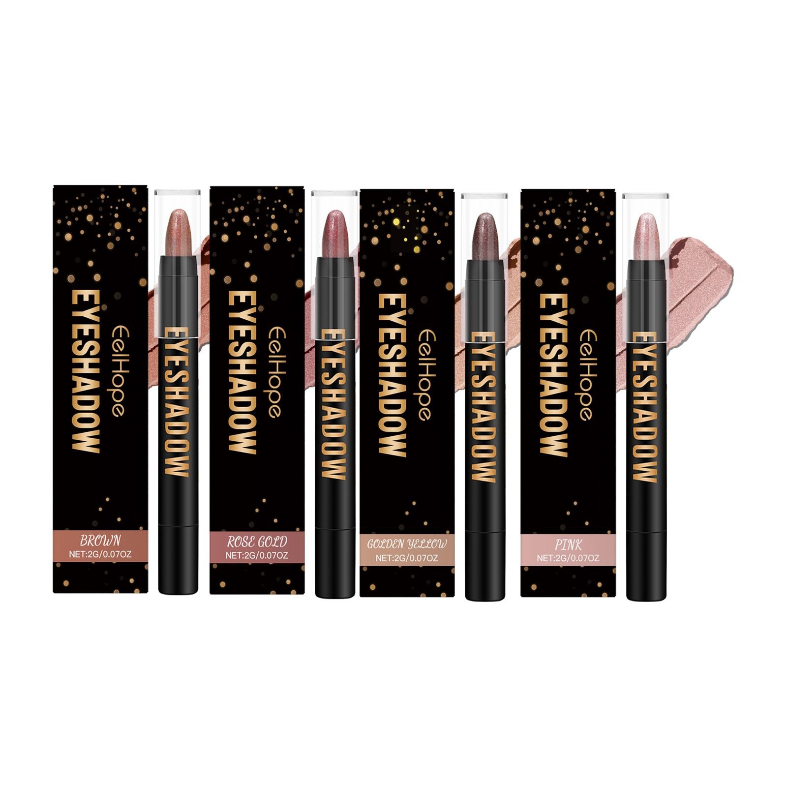 Eelhope Eyeshadow Stick Series Matte Cream Holding Makeup Color, Easy ...
