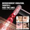 Red Light Therapy Wand for Face and Neck, 3-in-1 LED Facial Wand Red Light Therapy Device with Heating Therapy| Vibrating Facial Massage, Portable LE