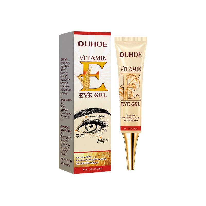 OUHOE Vitamin E Eye Cream, Lightened Dark Circles Crow's Feet, Firmed ...