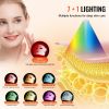 Red Light Therapy Mask, 7 Colors LED Face Mask Light Therapy with 850nm Near-infrared, Red Light Therapy for Face, Portable Facial Skin Care Device f