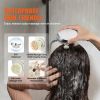 Electric Scalp Massager with Heat, Rechargeable Heated Head Massager, IPX7 Waterproof | Portable Kneading Scalp Scratcher with 8 Removable Massage He