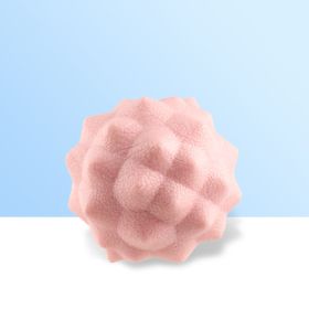 1pc Massage Ball - Spiky For Deep Tissue Back Massage, Foot Massager & All Over Body Deep Tissue Muscle Relaxation - Your Compact Muscle Roller (Color: PINK)