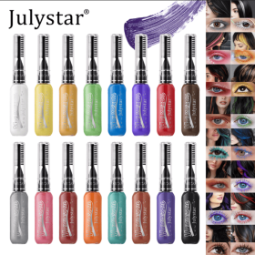 15-color hair dye brush set disposable double-head hair dye color picking eyelashes cos party stage makeup hair dye comb hair dye comb washable wax, (PSJ101-002N: PSJ101-002-08)