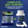 Powerful nerve-soothing and repairing cream, suitable for feet, legs and hands. Vegan formula, cruelty-free, non-greasy, gentle without burning sensa